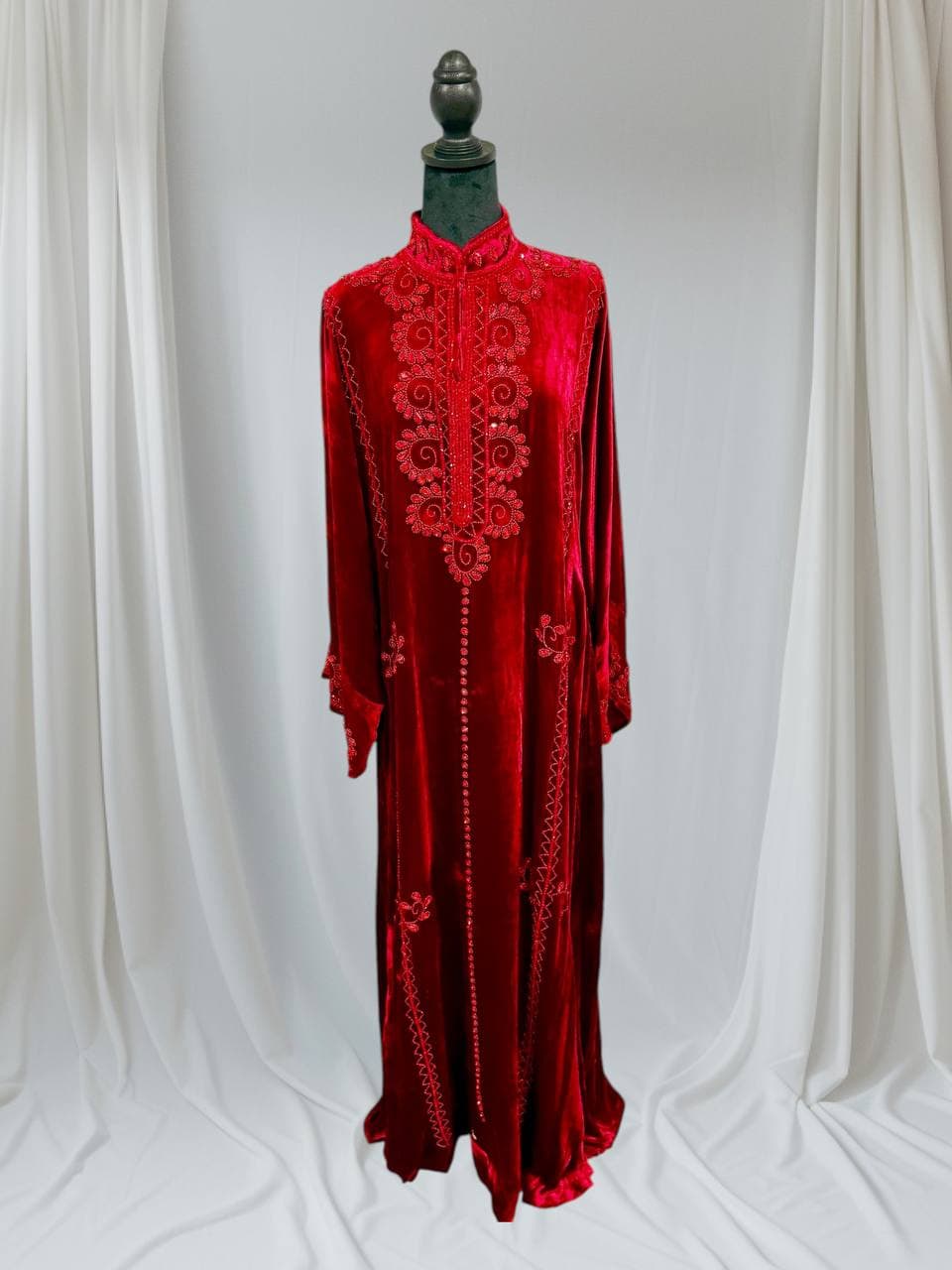 Velvet Long Red